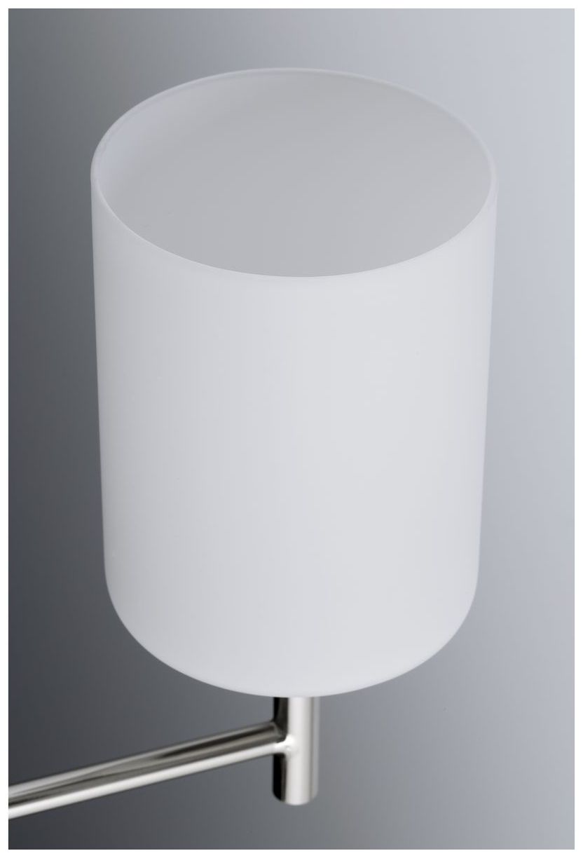 Image 6 Replay Collection Five-Light Etched White Glass Chandelier Light more views