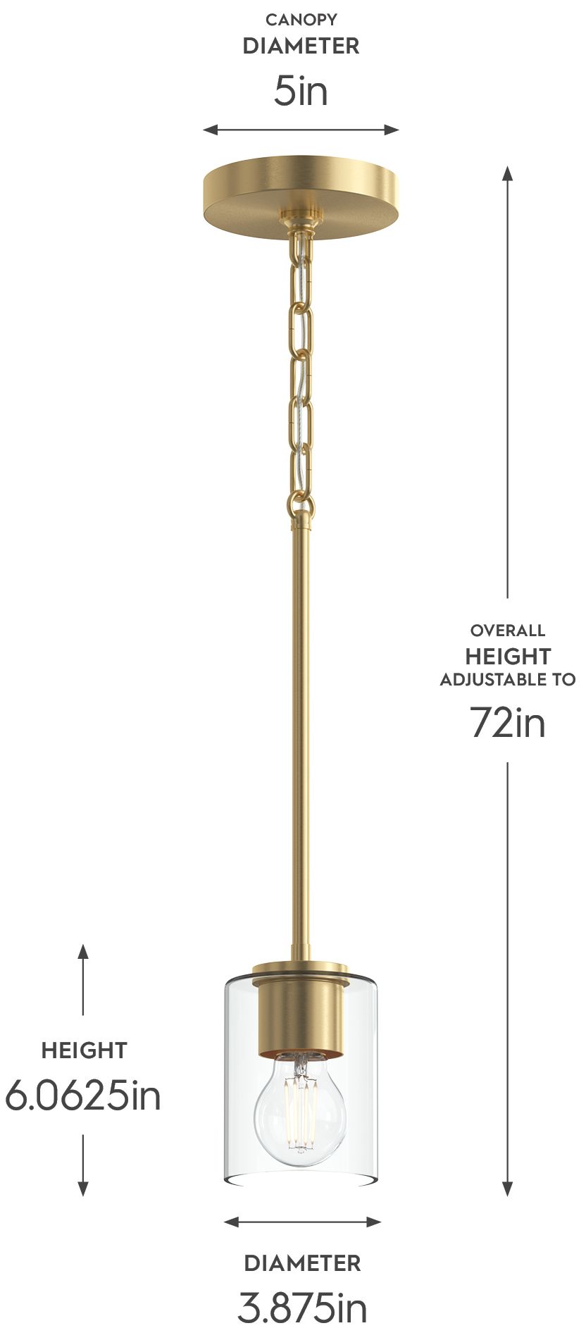 Image 5 Replay Collection One-Light Pendant Light with Clear Glass Shade more views