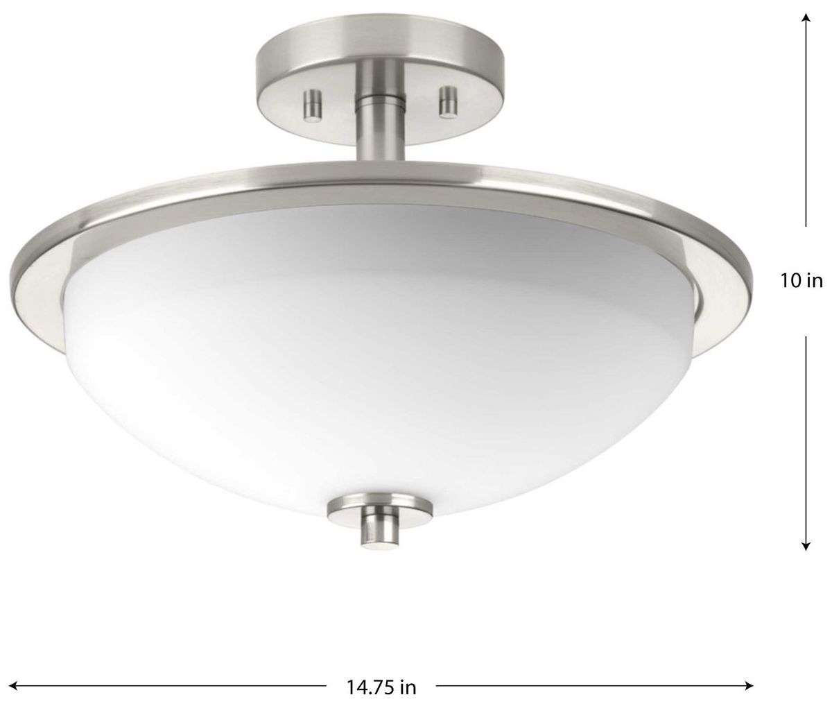 Image 4 Replay Collection Two-light 14-3/4" Semi-Flush more views