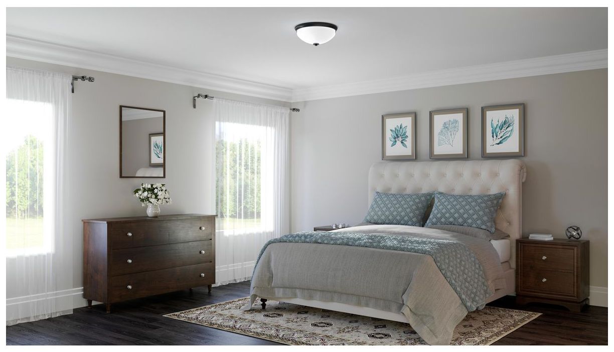 Image 3 Replay Collection Two-light 14" Flush Mount more views
