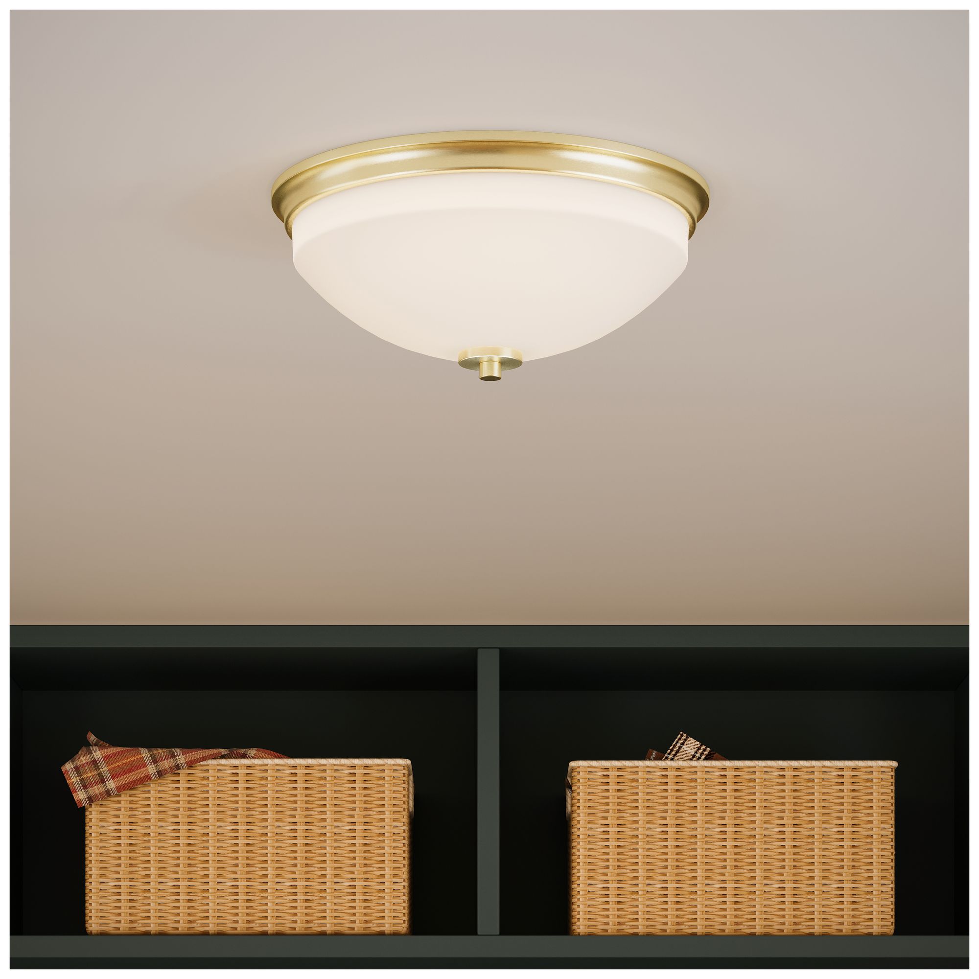 Image 3 Replay Collection Two-light 14" Flush Mount more views