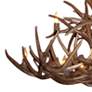 Thumbnail3 of Reproduction Antler 52"W Natural Brown 16-Light Chandelier more views