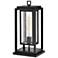 Republic 16.5" High Black Marine Finish Pier Mount Landscape Light