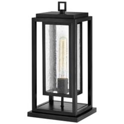 Republic 16.5" High Black Marine Finish Pier Mount Landscape Light