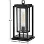 6_Republic 16.5" High Black Marine Finish Pier Mount Landscape Light more views
