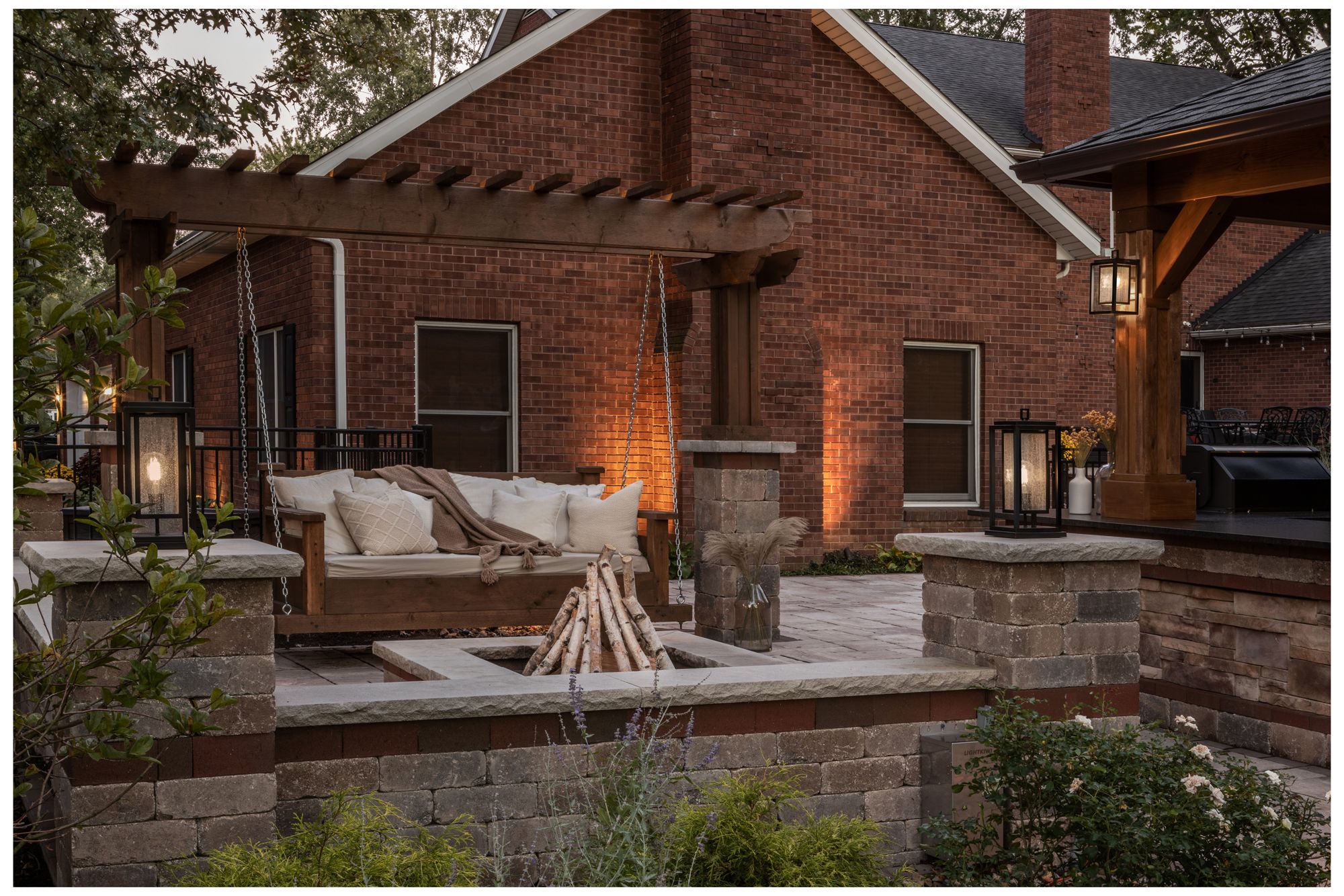 Republic 16.5" High Black Marine Finish Pier Mount Landscape Light