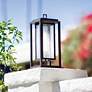 1_Republic 16 1/2" High Black Outdoor Post Light
