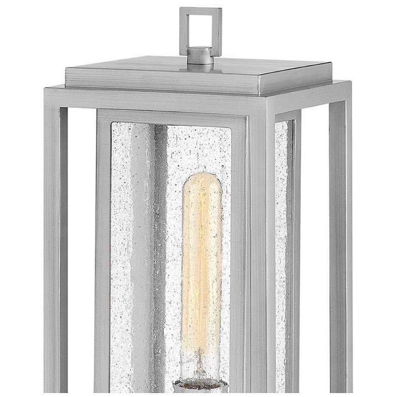 Image 3 Republic 16 1/2" High Satin Nickel 5W Outdoor Post Light more views
