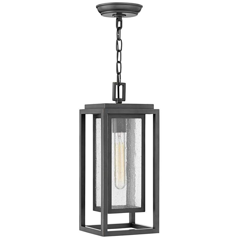 Republic 16 3/4 inchH Oil-Rubbed Bronze Outdoor Hanging Light