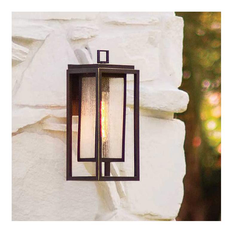 Image 1 Republic 16" High Oil Rubbed Bronze 12V Outdoor Wall Light