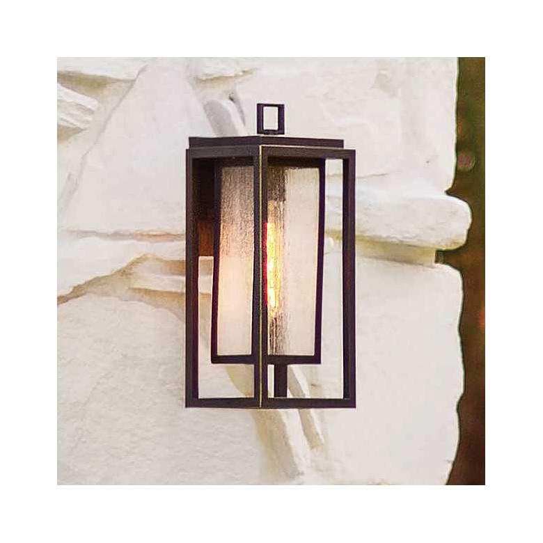 Image 1 Republic 16" High Oil-Rubbed Bronze LED Outdoor Wall Light