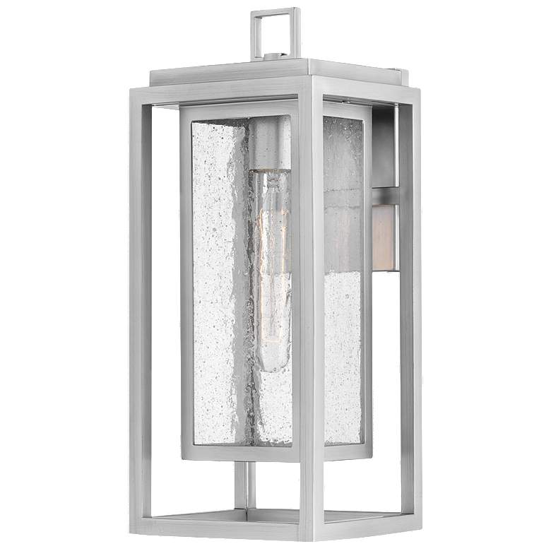 Image 1 Republic 16" High Satin Nickel 12V Outdoor Wall Light