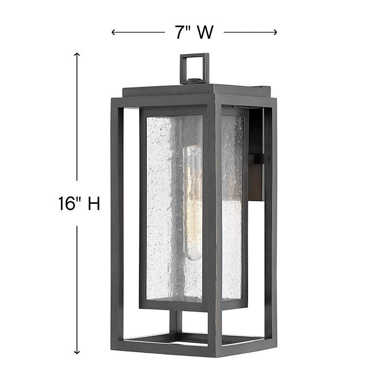Image 6 Republic 16"H Bronze Outdoor Wall Light by Hinkley Lighting more views