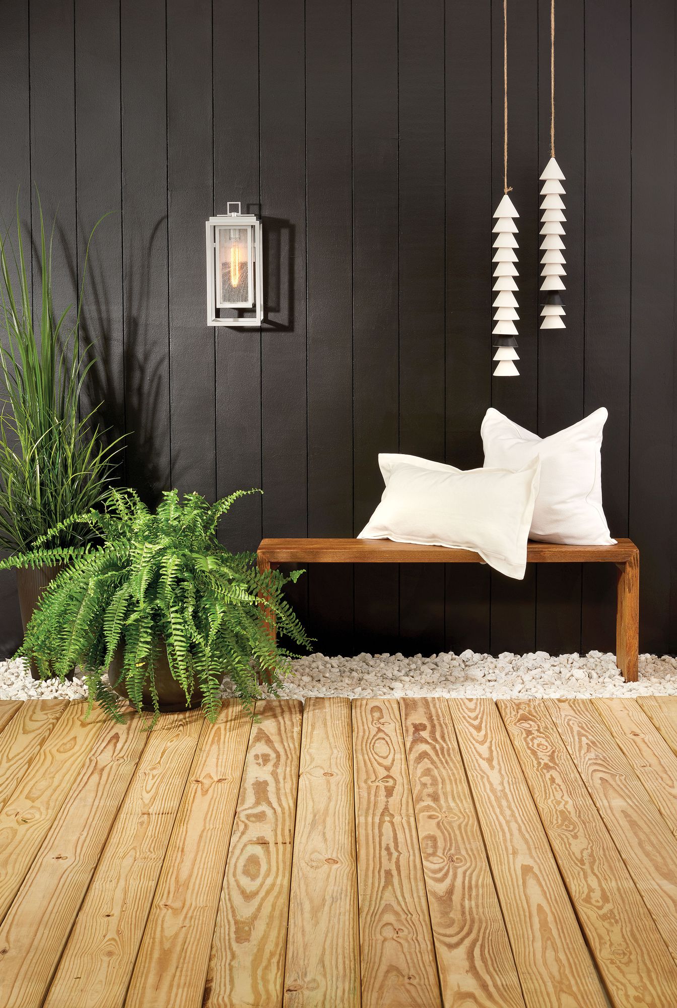 Republic 16"H Satin Nickel LED Outdoor Lantern Wall Light in scene