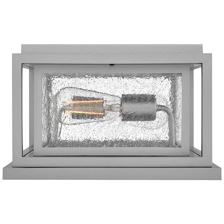 Image 5 Republic 7 1/2" High Satin Nickel 2-Light Pier Mount Light more views