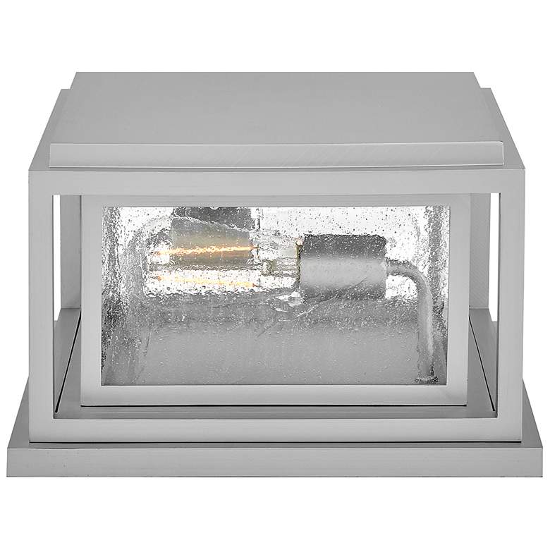 Image 6 Republic 7 1/2" High Satin Nickel 2-Light Pier Mount Light more views