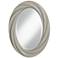 Requisite Gray 30" High Oval Twist Wall Mirror