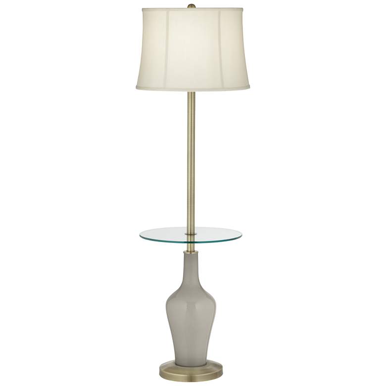Image 1 Requisite Gray Anya Tray Table Floor Lamp