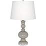 Requisite Gray Apothecary Table Lamp with Dimmer