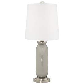 Image4 of Requisite Gray Carrie Table Lamp Set of 2 with Dimmers more views