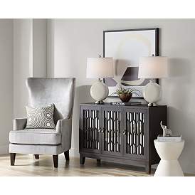 Image5 of Requisite Gray Carrie Table Lamp Set of 2 more views