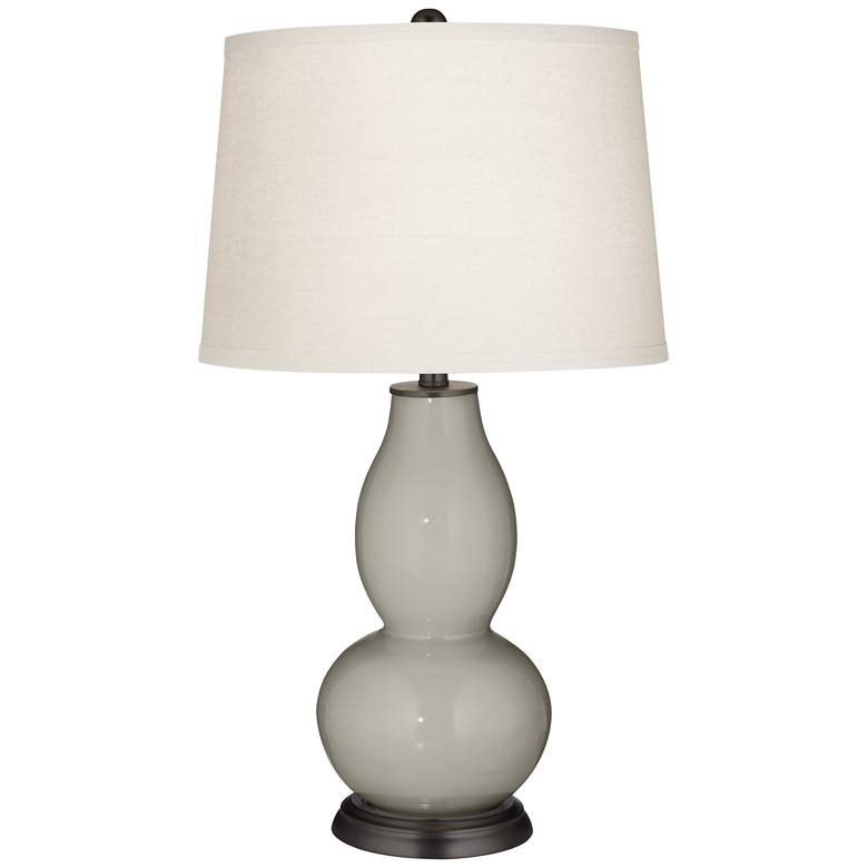 Image 2 Requisite Gray Double Gourd Table Lamp