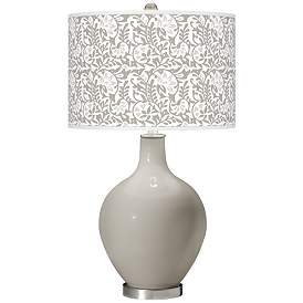 Image1 of Requisite Gray Gardenia Ovo Table Lamp
