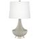 Requisite Gray Gillan Glass Table Lamp