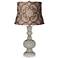 Requisite Gray Leiden Taupe Shade Apothecary Table Lamp