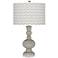 Requisite Gray Narrow Zig Zag Apothecary Table Lamp