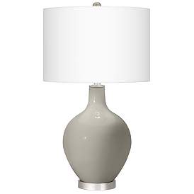 Image2 of Requisite Gray Ovo Table Lamp With Dimmer
