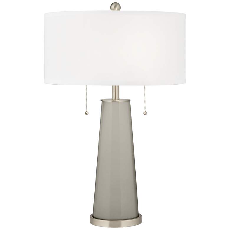 Image 1 Requisite Gray Peggy Glass Table Lamp