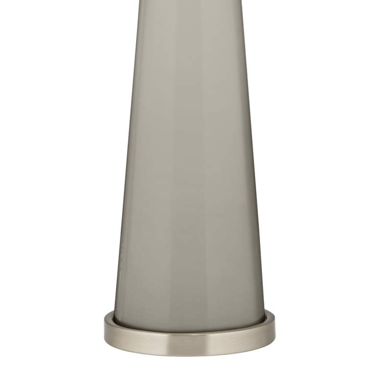 Image 3 Requisite Gray Peggy Glass Table Lamp more views