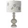 Requisite Gray Rose Bouquet Apothecary Table Lamp