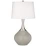 Requisite Gray Spencer Table Lamp