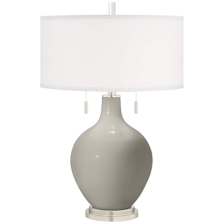 Image 2 Requisite Gray Toby Table Lamp with Dimmer