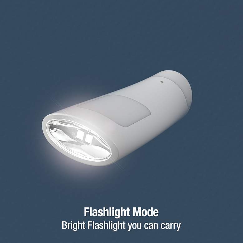 Image 4 Rescue 5 1/2" High White Dusk to Dawn LED Night Light more views