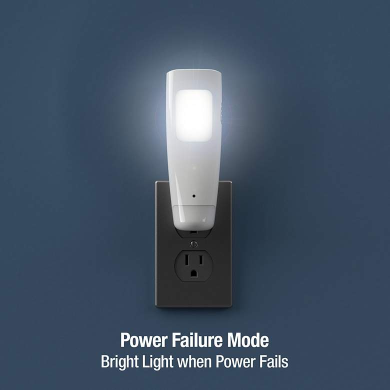Image 5 Rescue 5 1/2" High White Dusk to Dawn LED Night Light more views