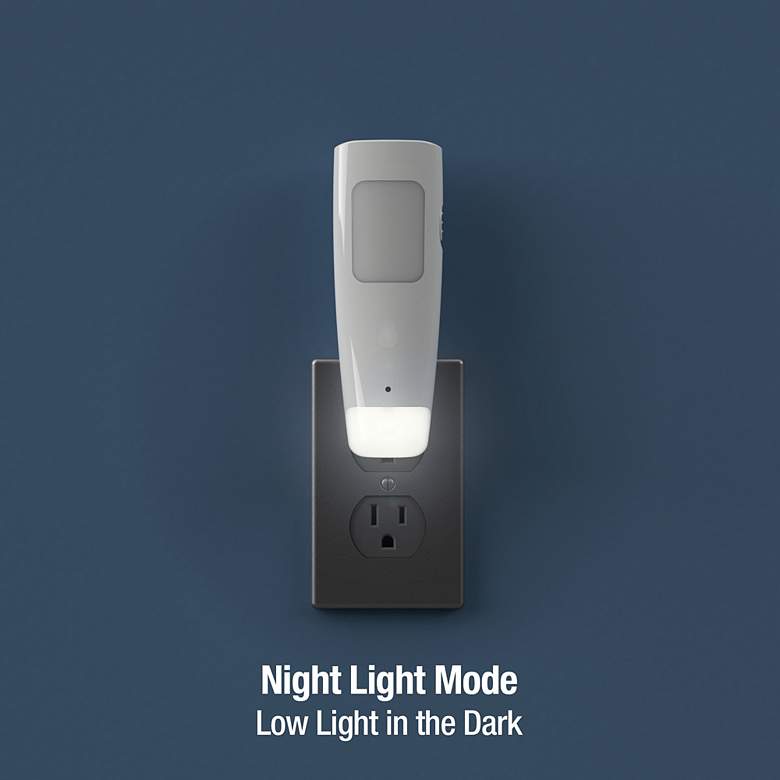 Image 6 Rescue 5 1/2" High White Dusk to Dawn LED Night Light more views