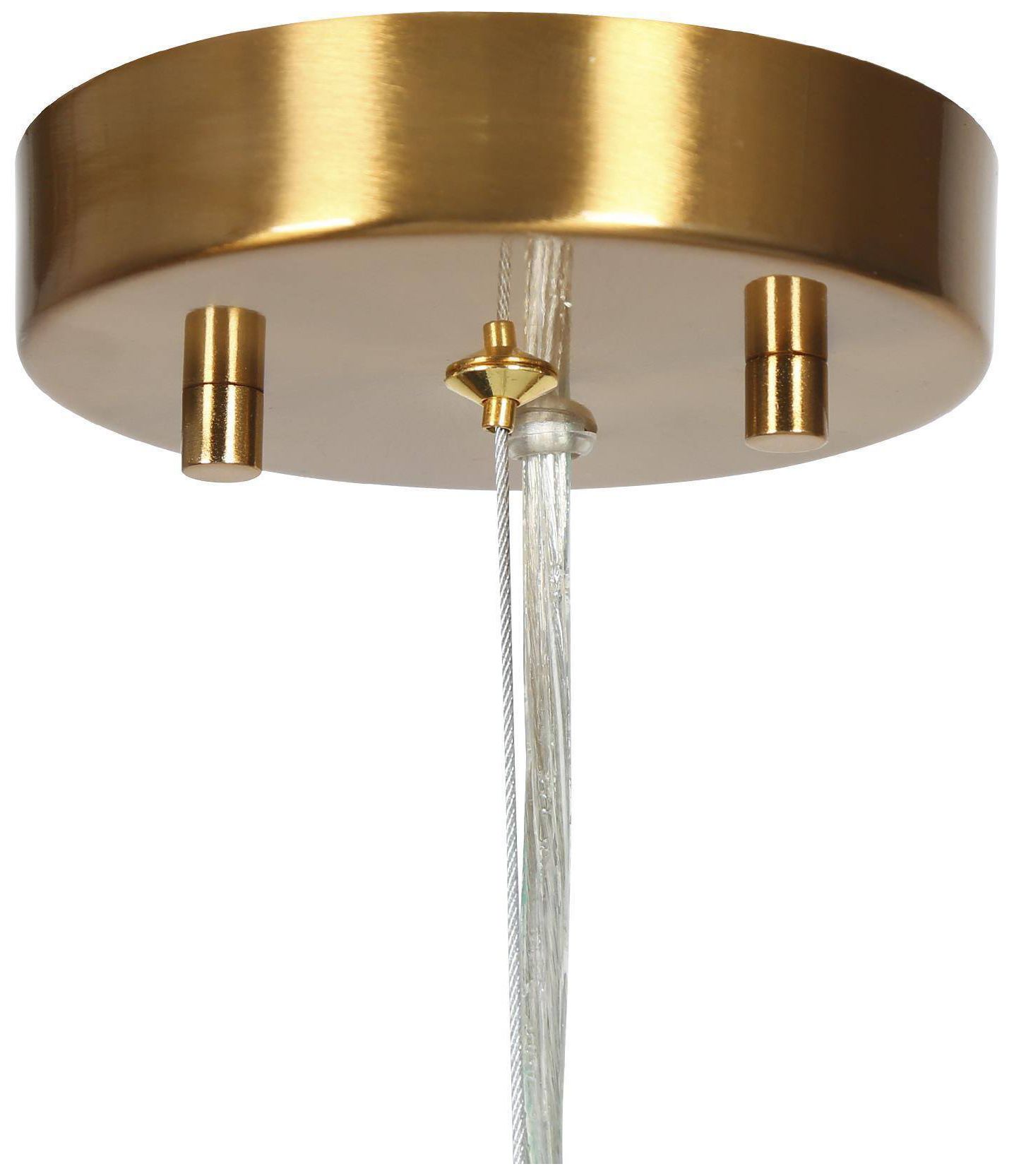 Image 3 Resdor 7" Wide Black Gold 1-Light Bell Pendant Light more views