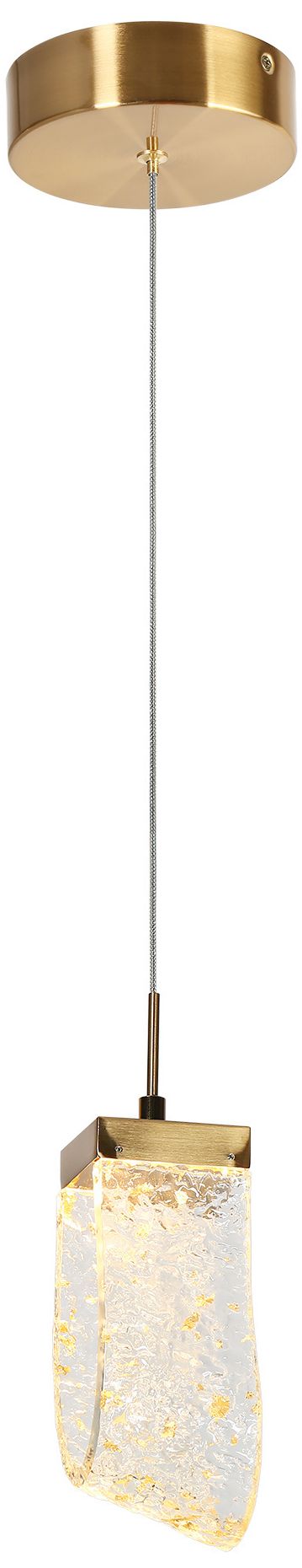 Resdroin 1-Light LED Resin Pendant Light - Made to Order