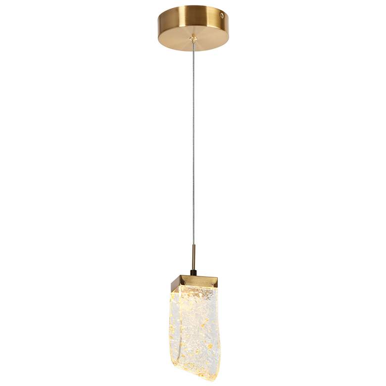 Image 2 Resdroin 1-Light LED Resin Pendant Light