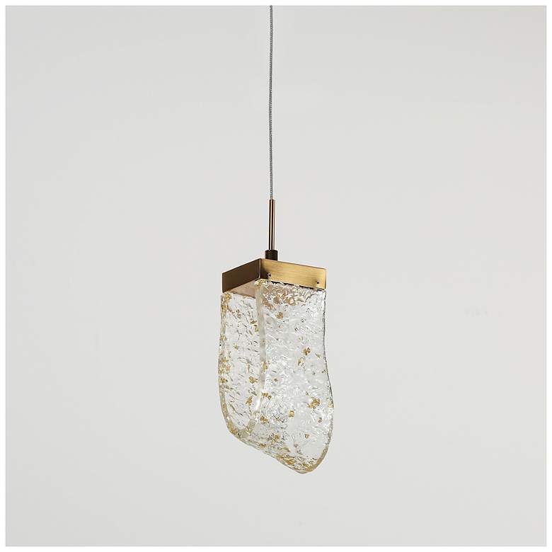 Image 4 Resdroin 1-Light LED Resin Pendant Light more views