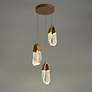 1_Resdroin 3-Light LED Resin Cluster Island Pendant Light
