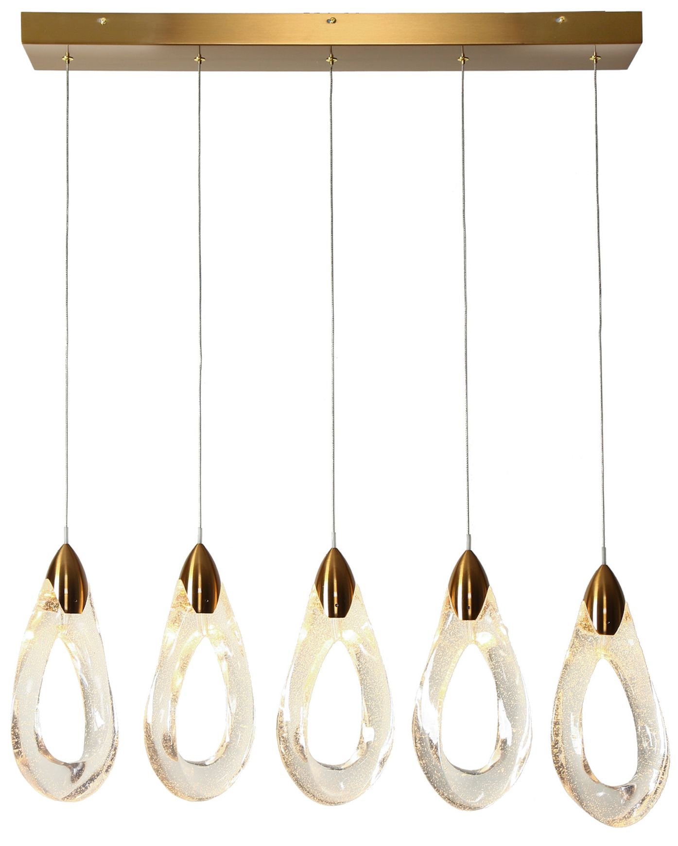 Resdroin 5-Light LED Resin Island Pendant Light - Made to Order