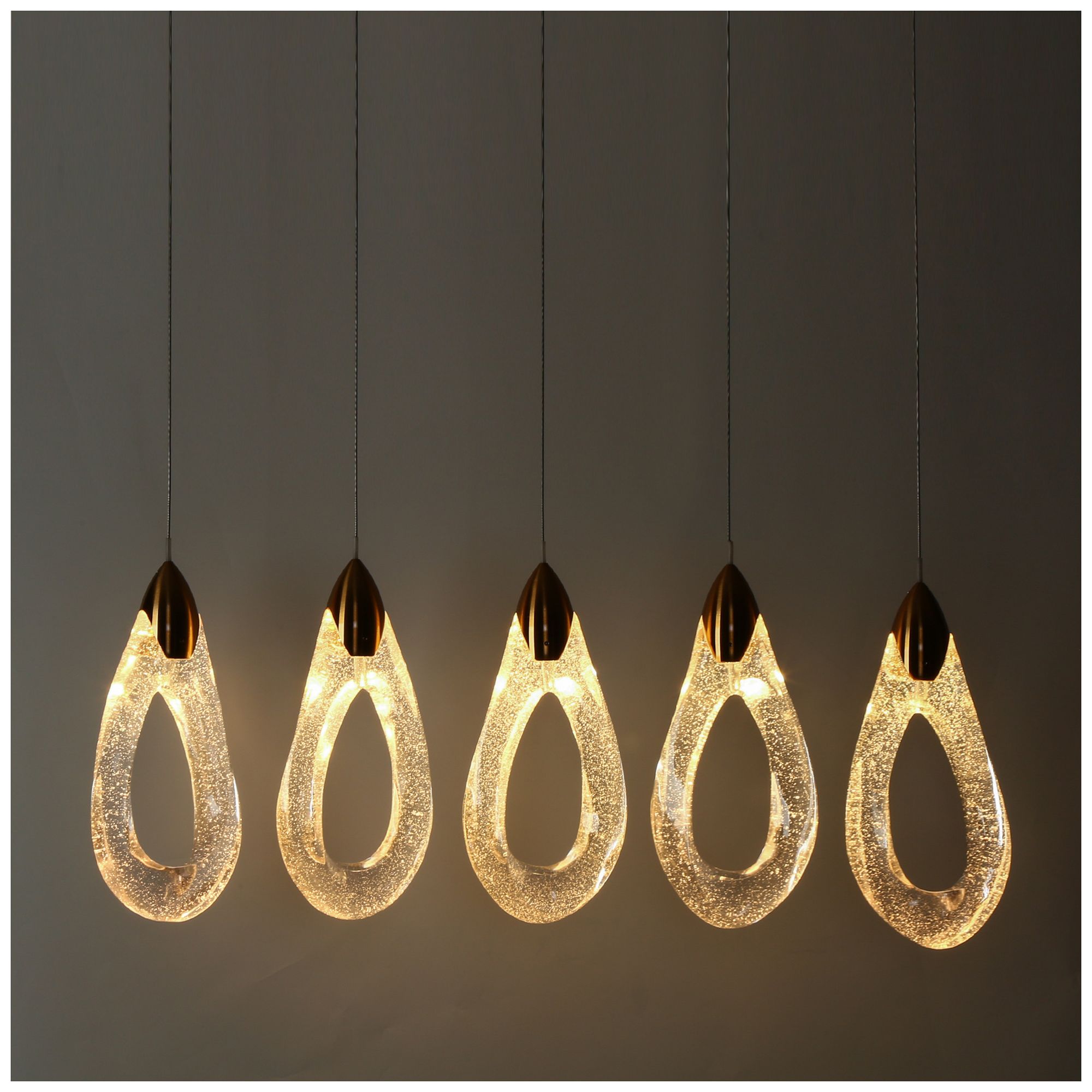 Image 4 Resdroin 5-Light LED Resin Island Pendant Light - Made to Order more views