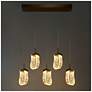 4_Resdroin 5-Light LED Resin Island Pendant Light more views