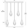 Thumbnail2 of Resdroin 5-Light LED Resin Island Pendant Light more views