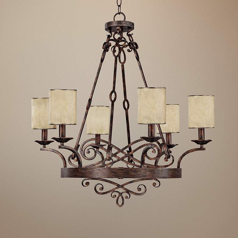 Image 1 Reserve Collection 6-Light 29 1/2 inch Wide Chandelier