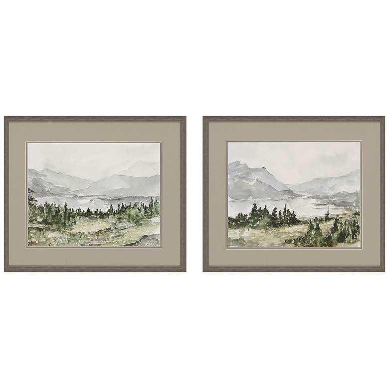 Image 1 Reservoir 27"W x 22"H Framed Art Set of 2